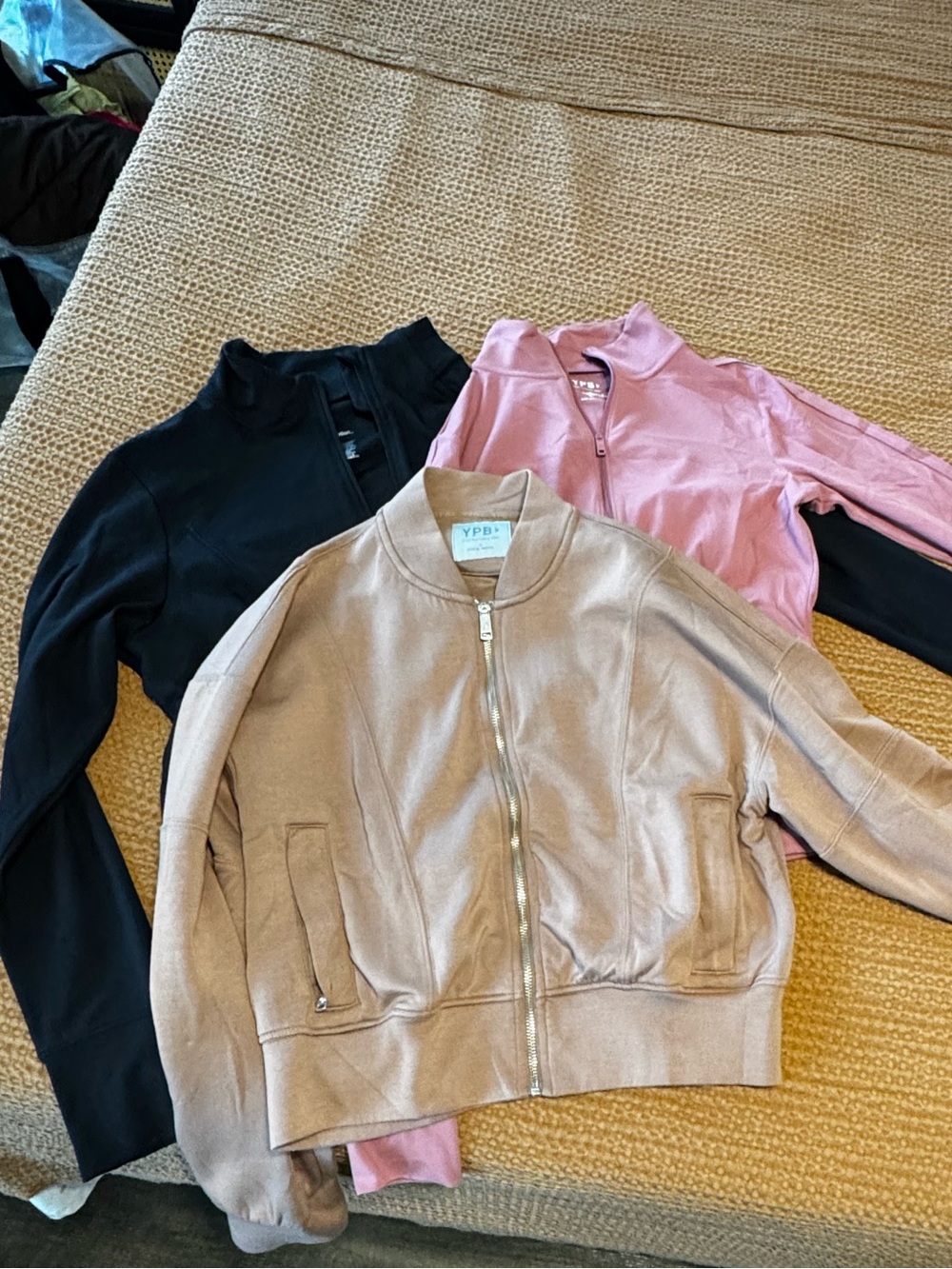 Set of 3 Athletic Jackets, Size M